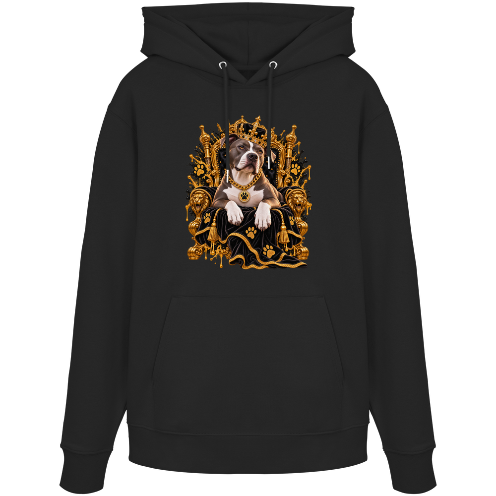 American Staffordshire Terrier - King - Organic Hoodie – Bild 2