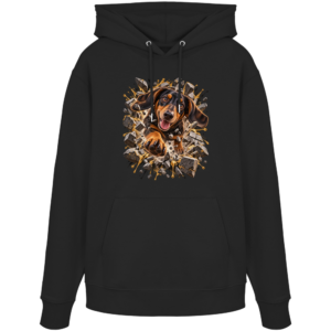 Dackel - Breaking Through - Organic Hoodie