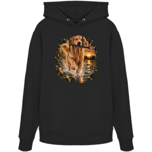 Golden Retriever - Power - Organic Hoodie