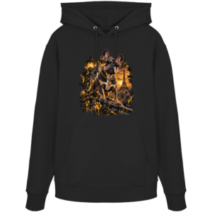 Französische Bulldogge - Power - Organic Hoodie