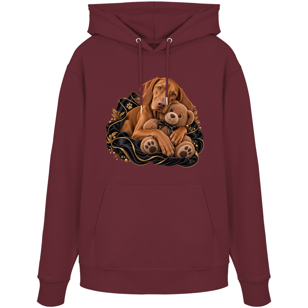 Vizsla - Cuddle - Organic Hoodie – Bild 6