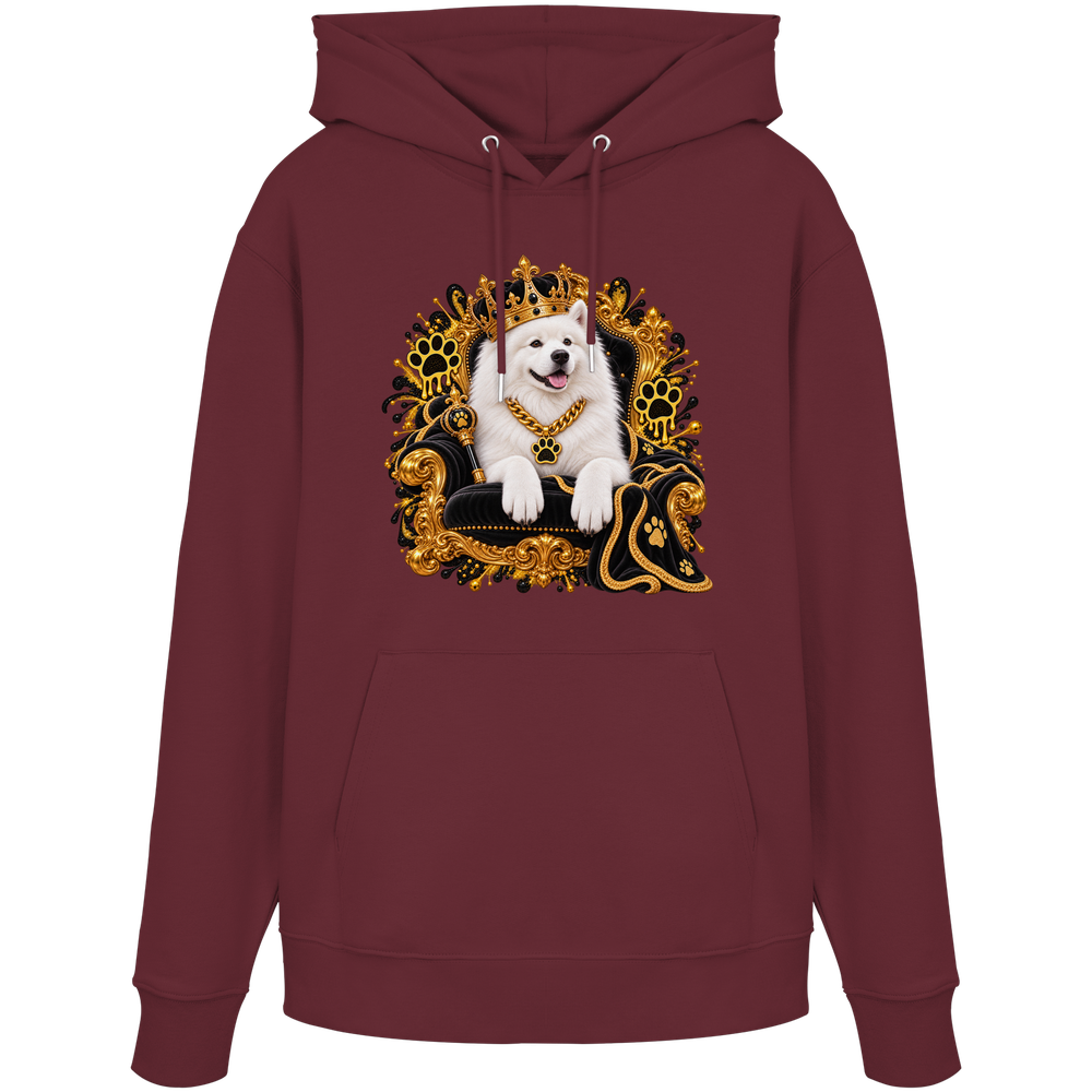 Samojede - King - Organic Hoodie – Bild 6