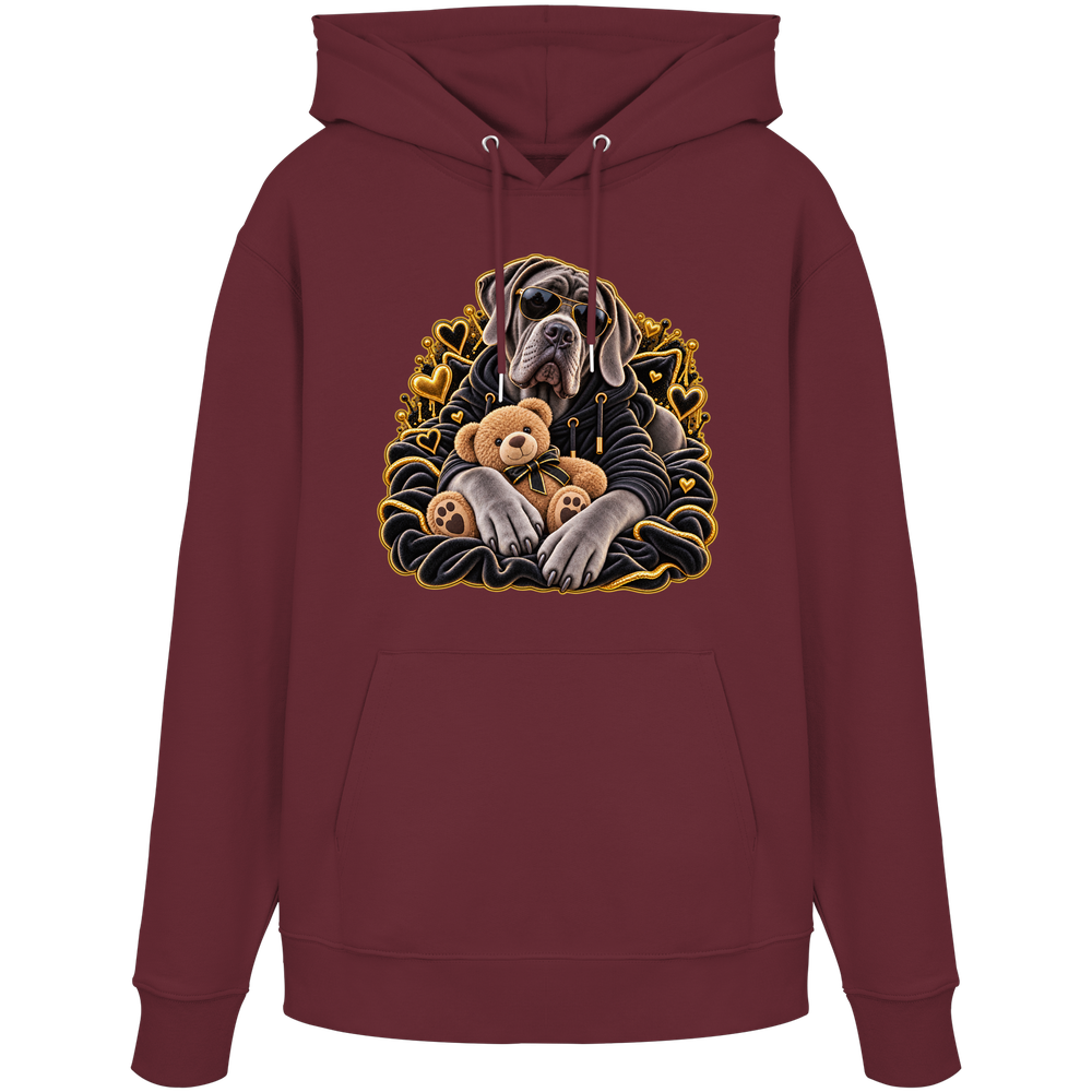 Deutsche Dogge - Cuddle - Organic Hoodie – Bild 5