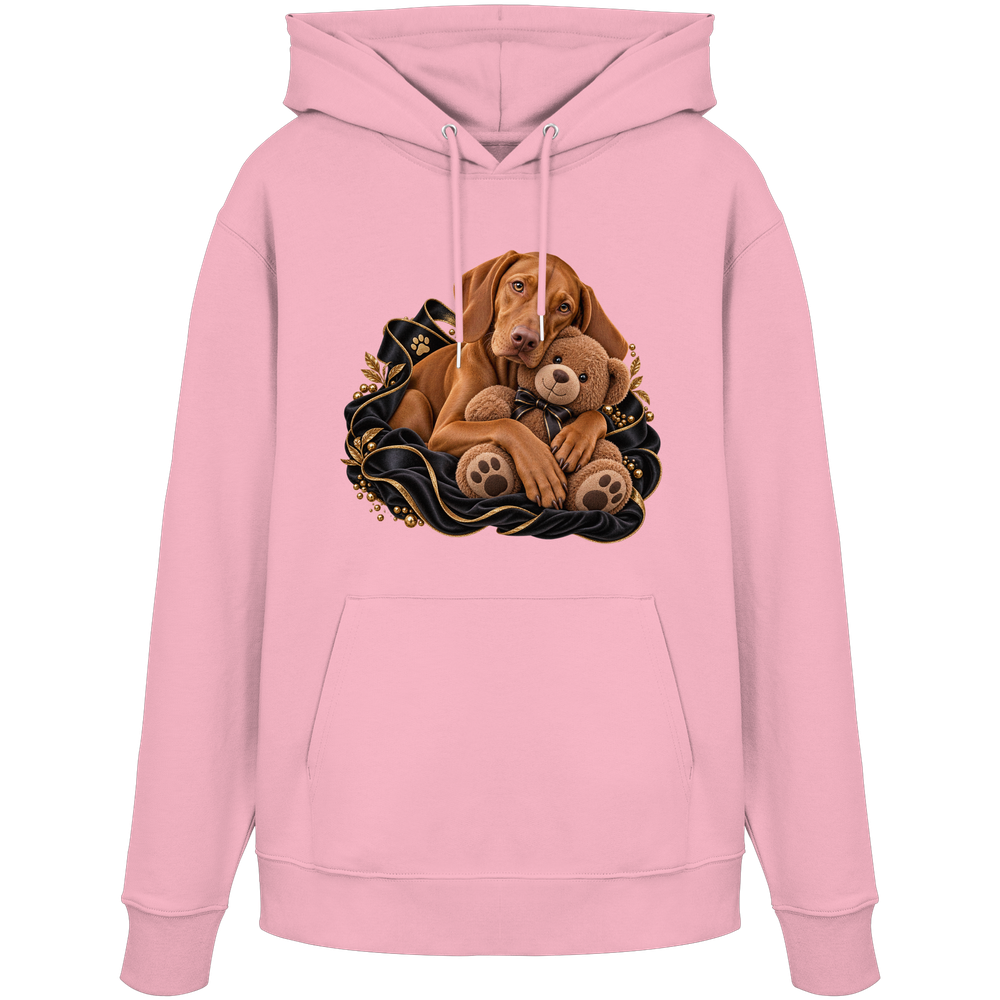 Vizsla - Cuddle - Organic Hoodie – Bild 9