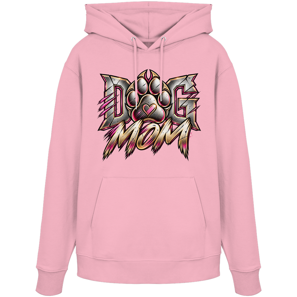 Dog Mom - Organic Hoodie – Bild 3