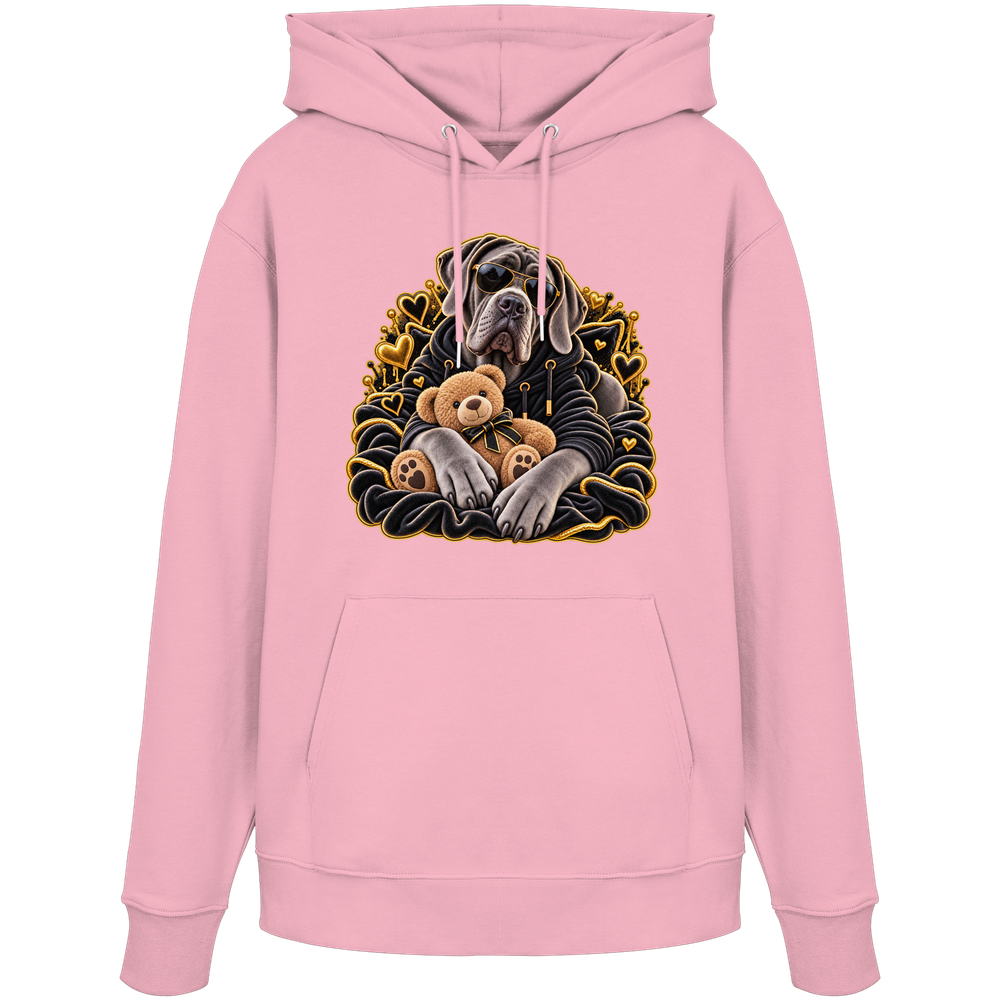 Deutsche Dogge - Cuddle - Organic Hoodie – Bild 9