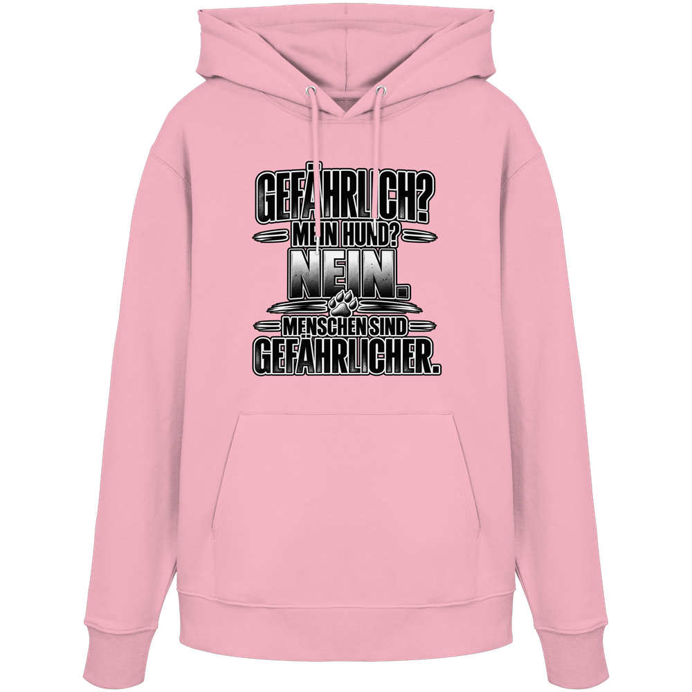 Gefährlich? Nein. - Organic Hoodie – Bild 7