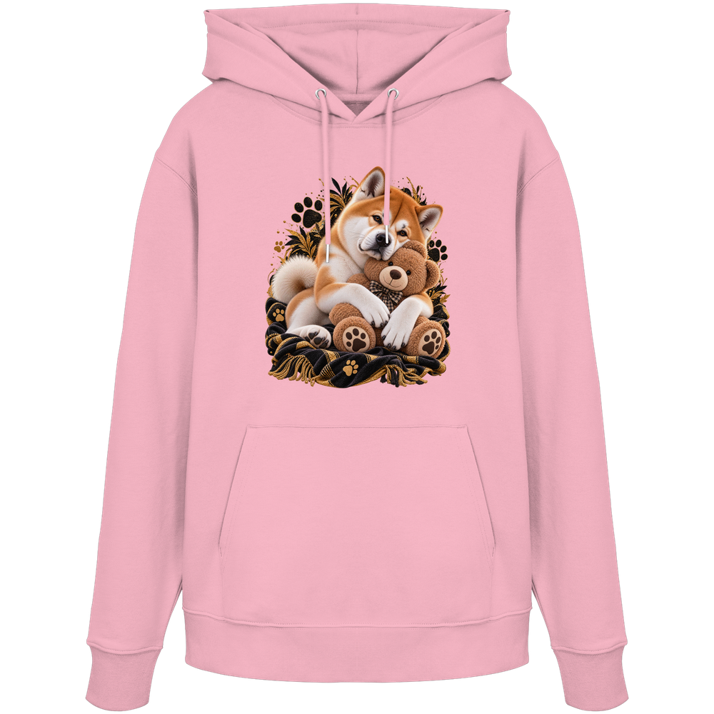 Akita - Cuddle - Organic Hoodie – Bild 10