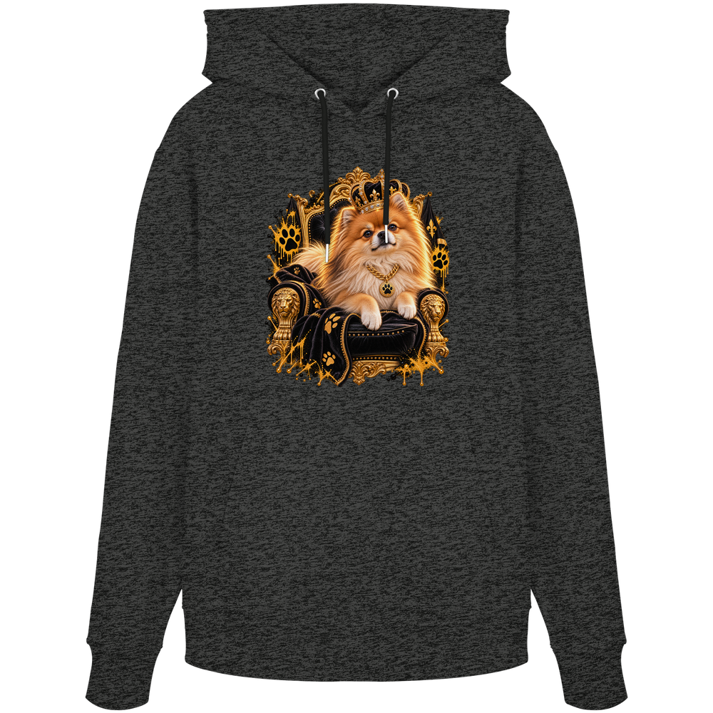 Pomeranian - King - Organic Hoodie – Bild 9