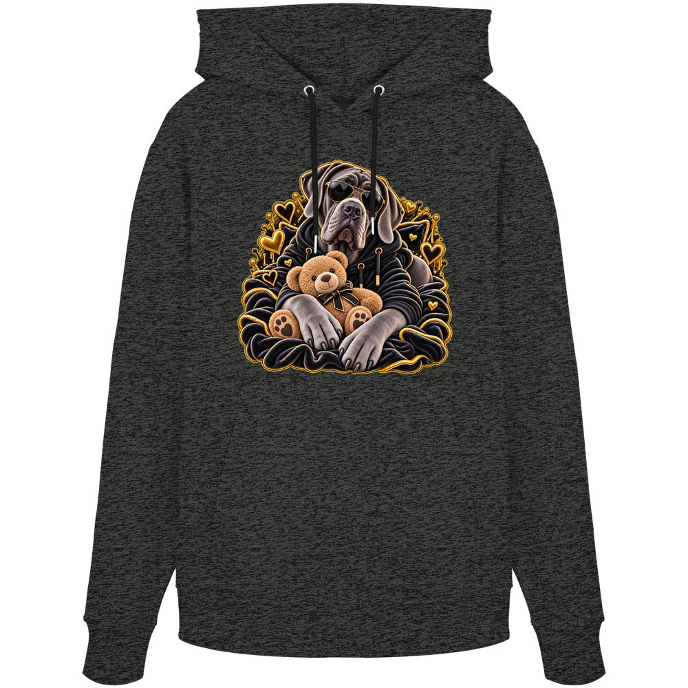 Deutsche Dogge - Cuddle - Organic Hoodie – Bild 8