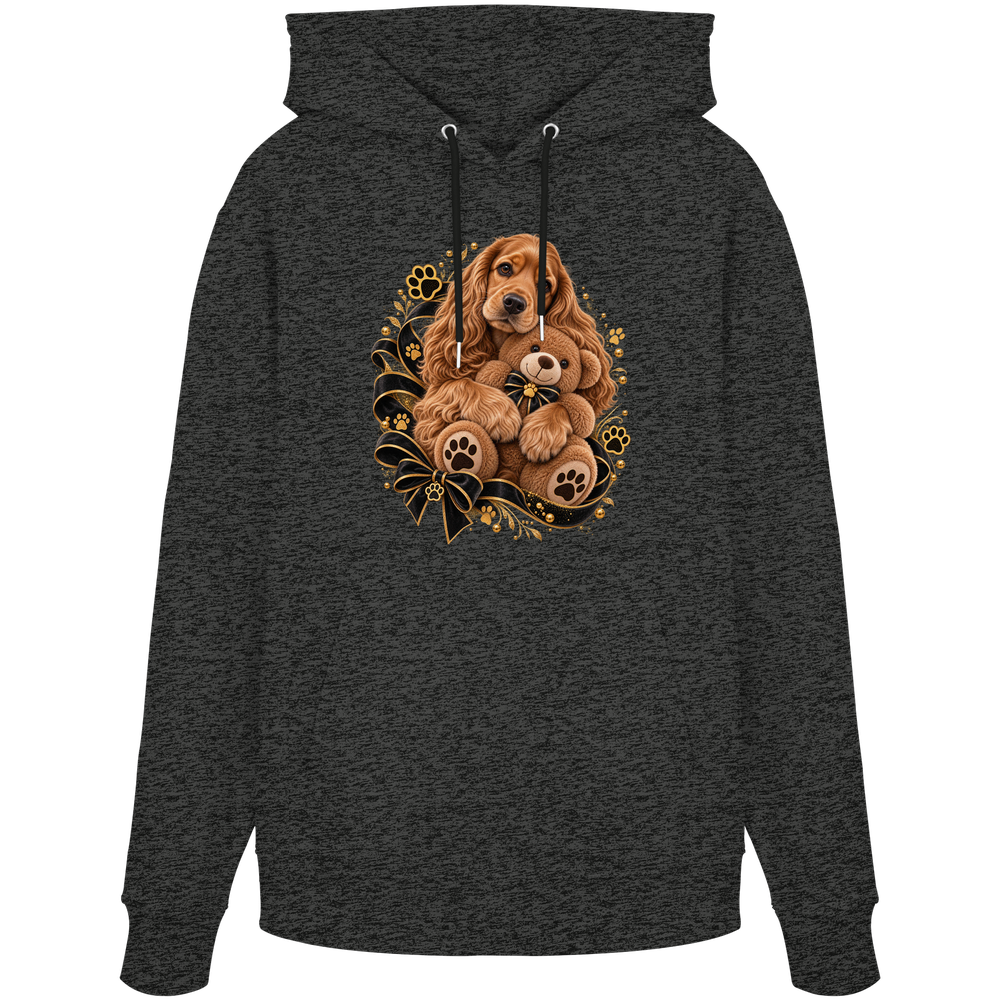 Cocker Spaniel - Cuddle - Organic Hoodie – Bild 9