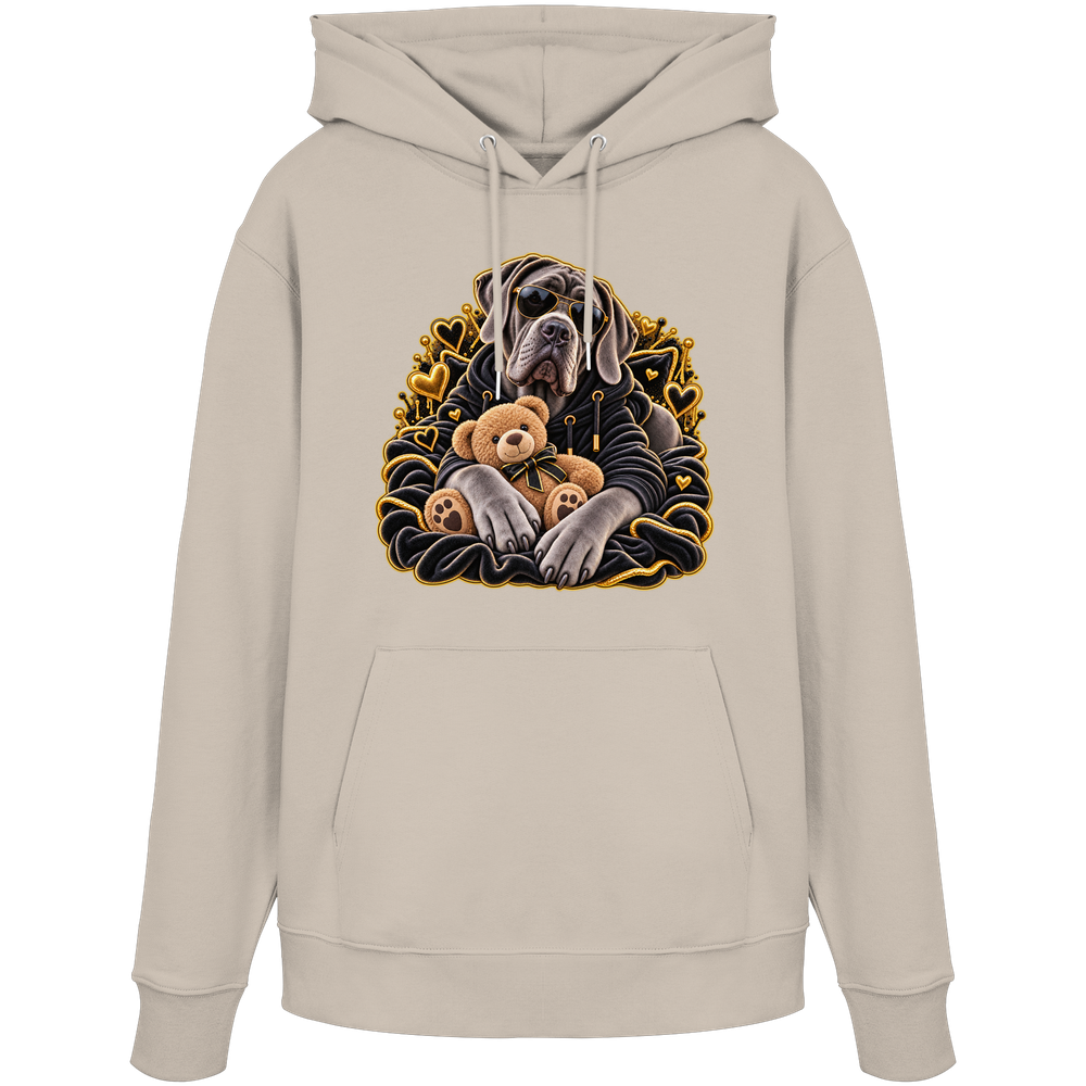 Deutsche Dogge - Cuddle - Organic Hoodie – Bild 6