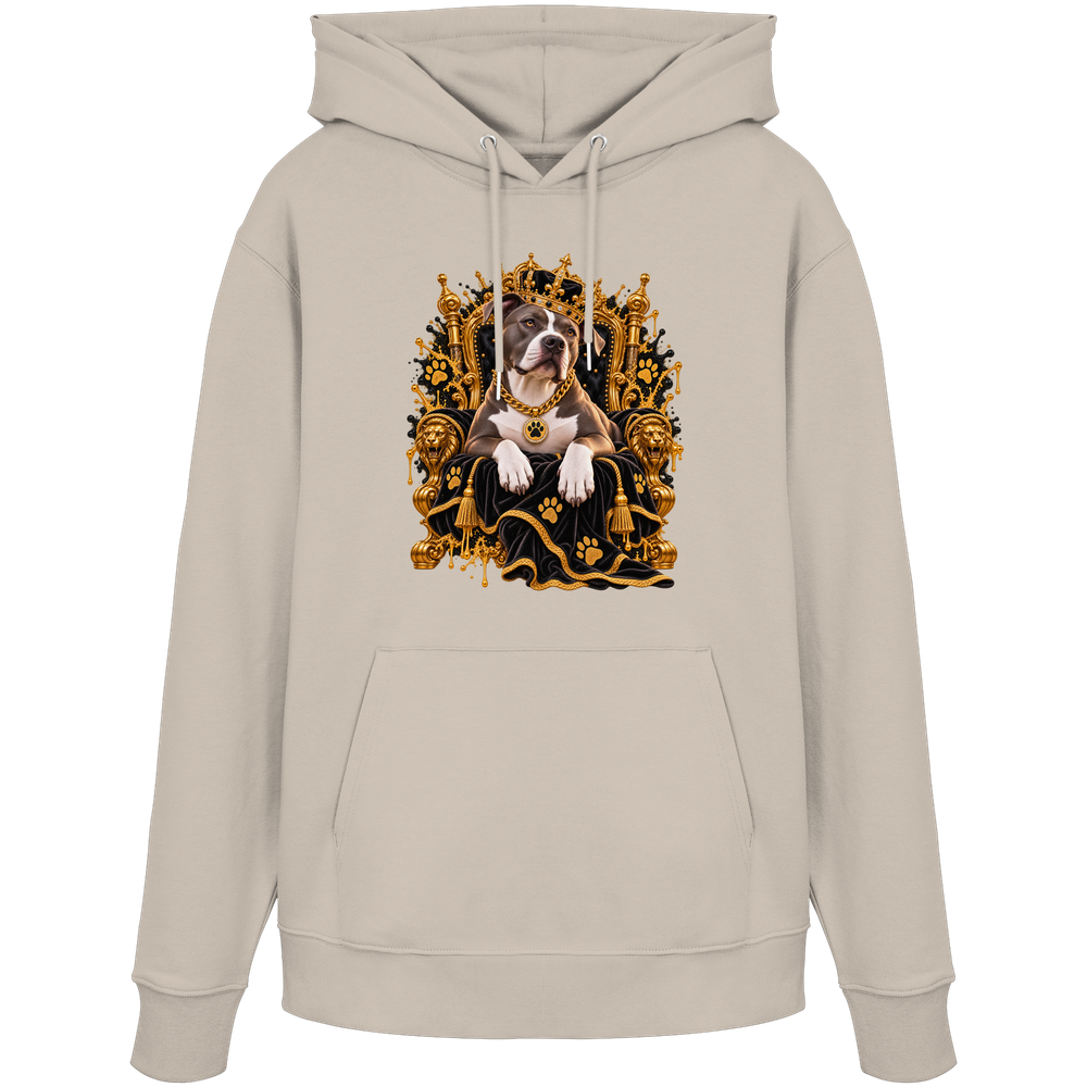 American Staffordshire Terrier - King - Organic Hoodie – Bild 3