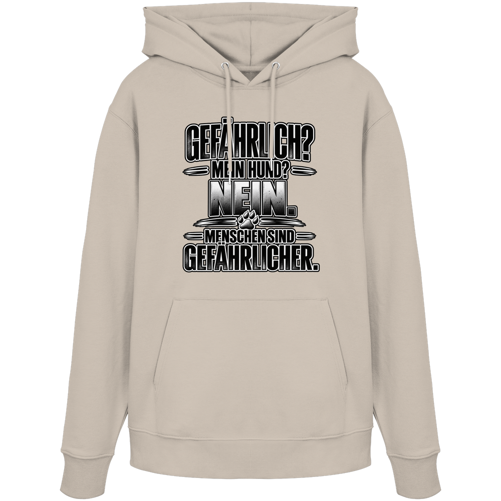 Gefährlich? Nein. - Organic Hoodie – Bild 6
