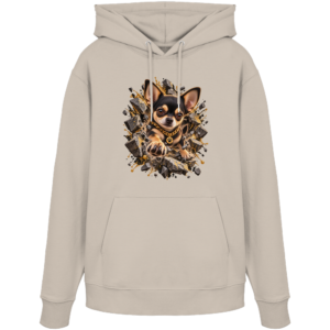 Chihuahua - Breaking Through - Organic Hoodie