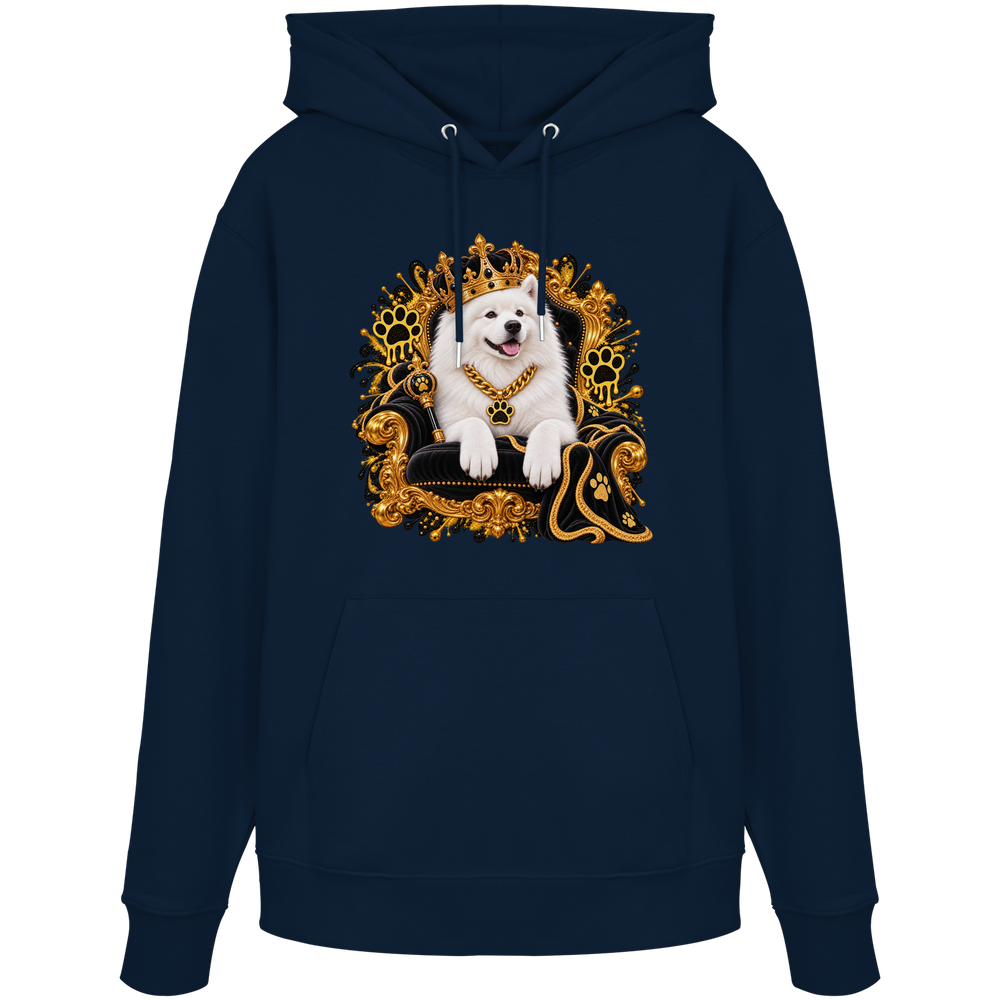 Samojede - King - Organic Hoodie – Bild 8