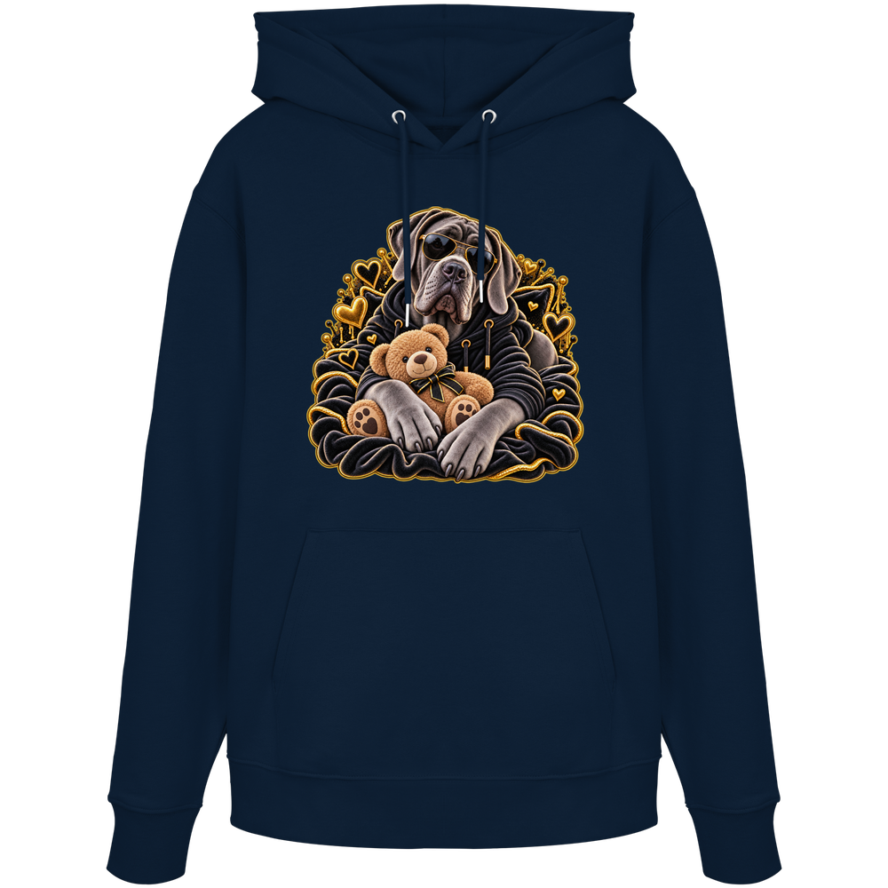 Deutsche Dogge - Cuddle - Organic Hoodie – Bild 7