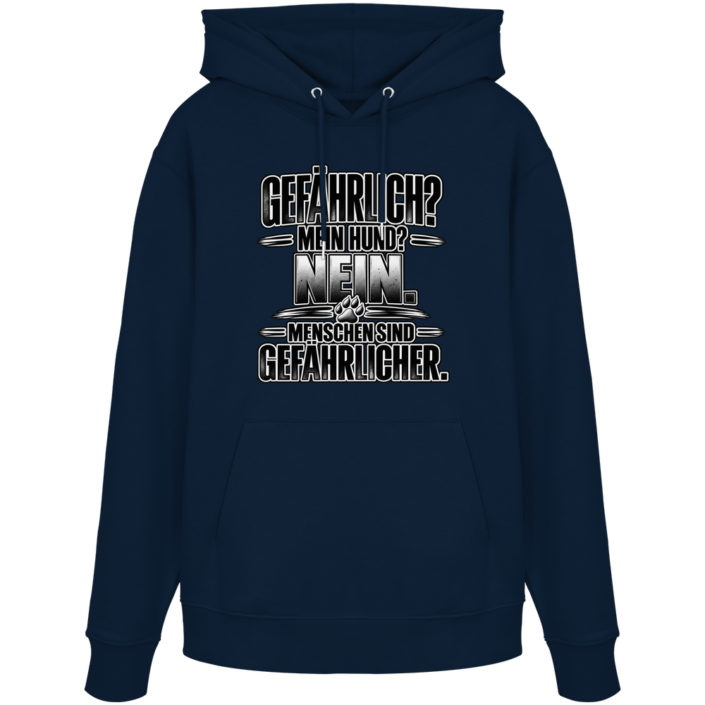 Gefährlich? Nein. - Organic Hoodie – Bild 8
