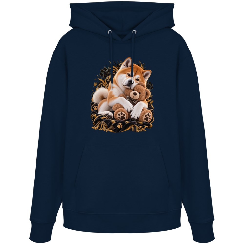 Akita - Cuddle - Organic Hoodie – Bild 9
