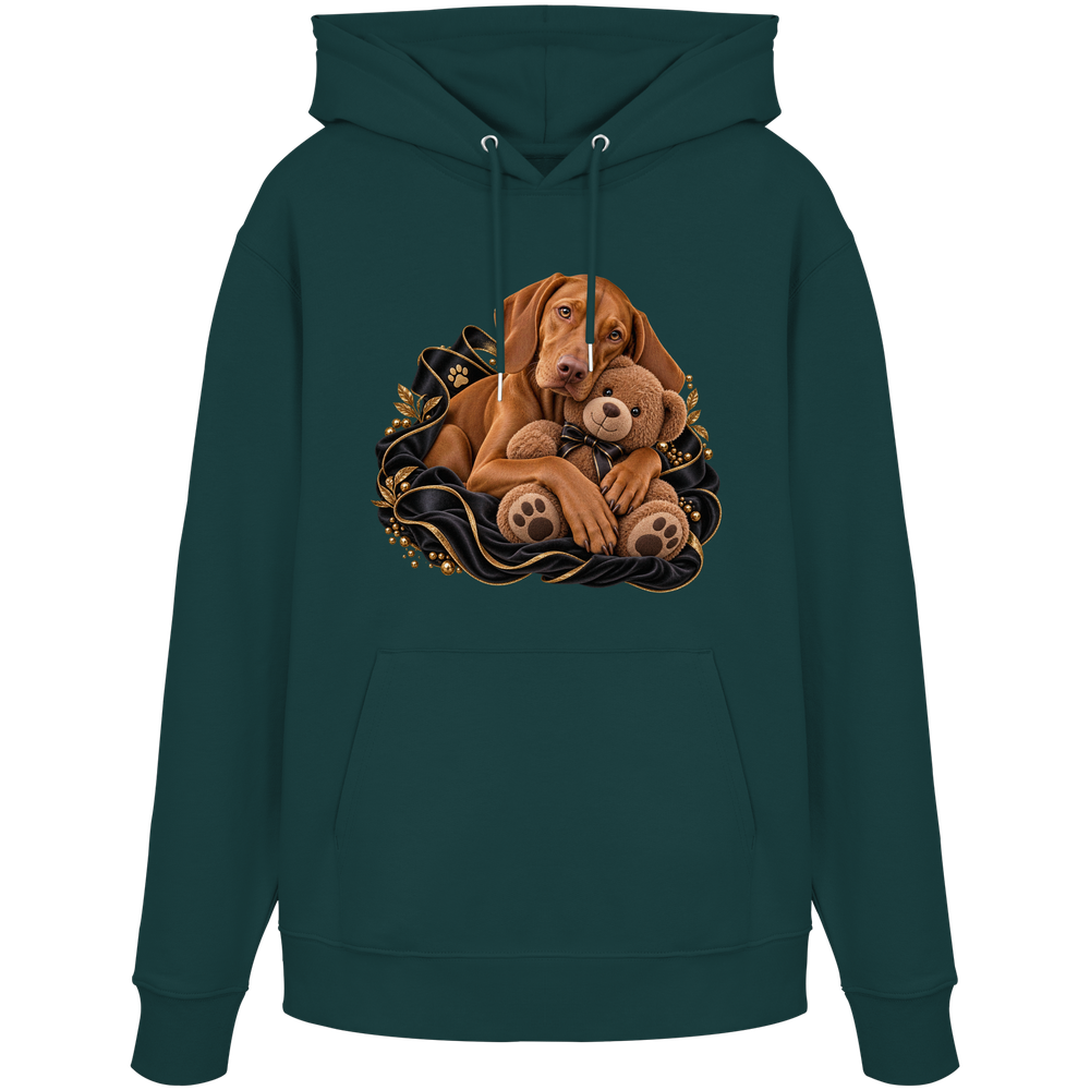 Vizsla - Cuddle - Organic Hoodie – Bild 8