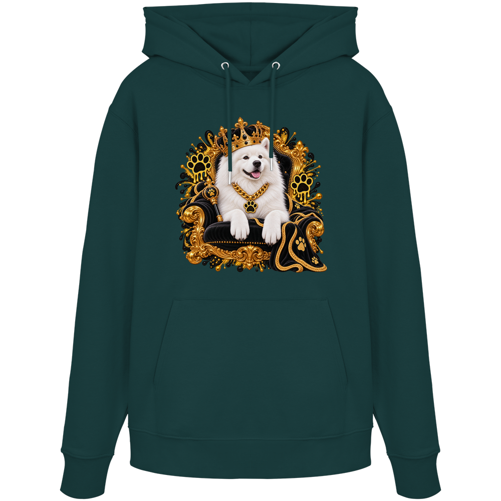 Samojede - King - Organic Hoodie – Bild 9