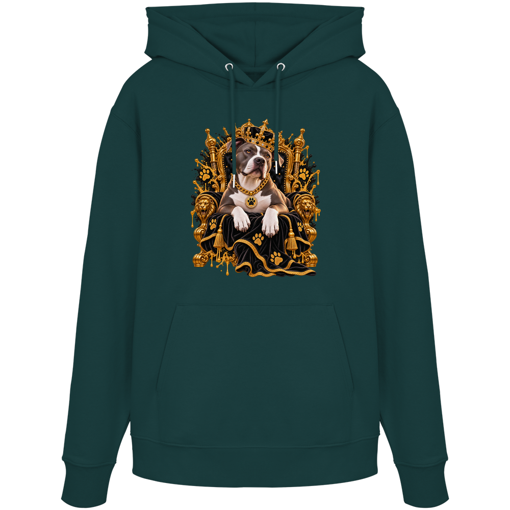 American Staffordshire Terrier - King - Organic Hoodie – Bild 7