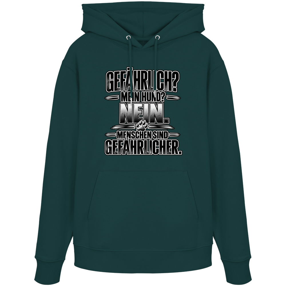 Gefährlich? Nein. - Organic Hoodie – Bild 9