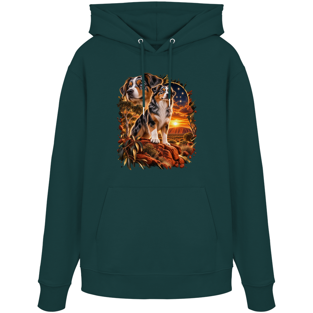 Australian Shepherd - Power - Organic Hoodie – Bild 3