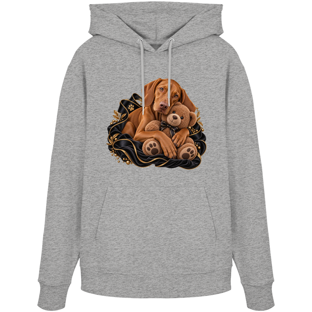 Vizsla - Cuddle - Organic Hoodie – Bild 4