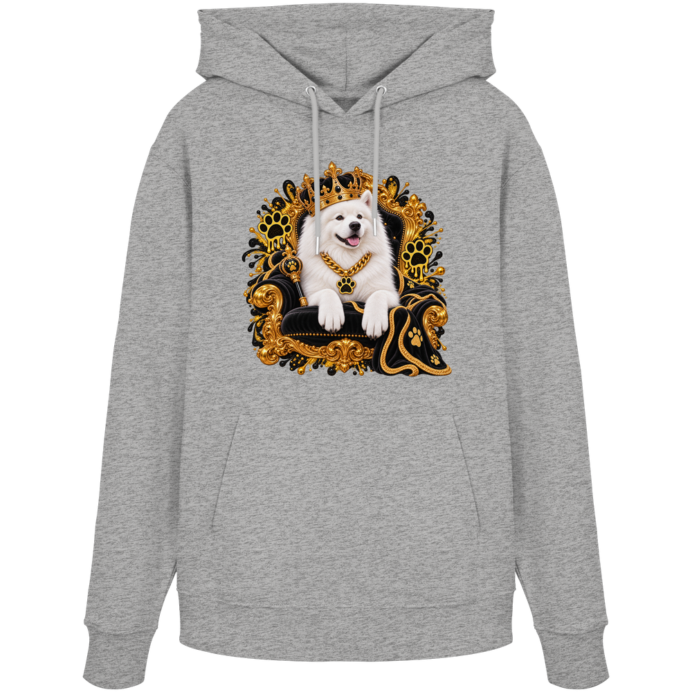 Samojede - King - Organic Hoodie – Bild 4