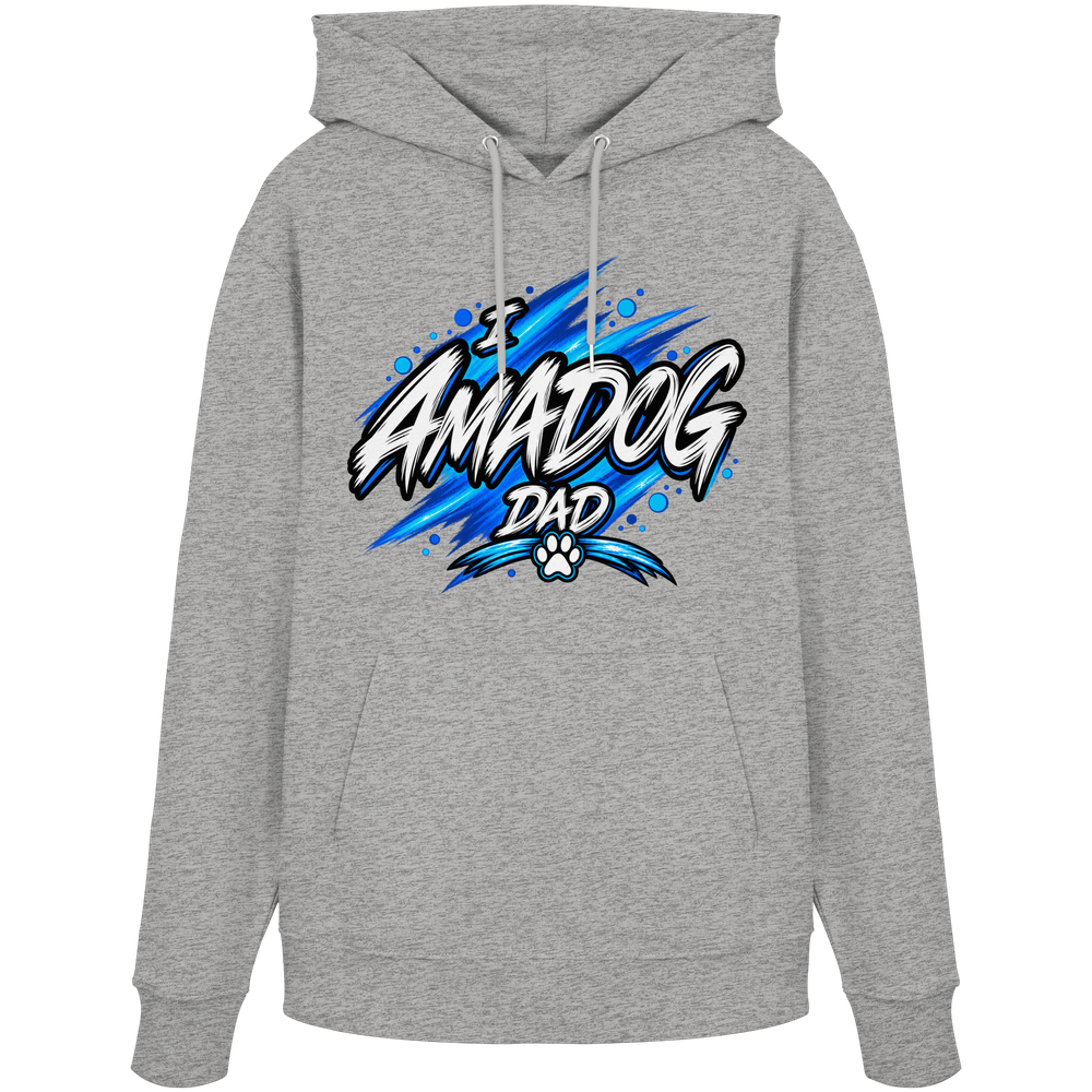 I AMADOG Dad - Organic Hoodie – Bild 3