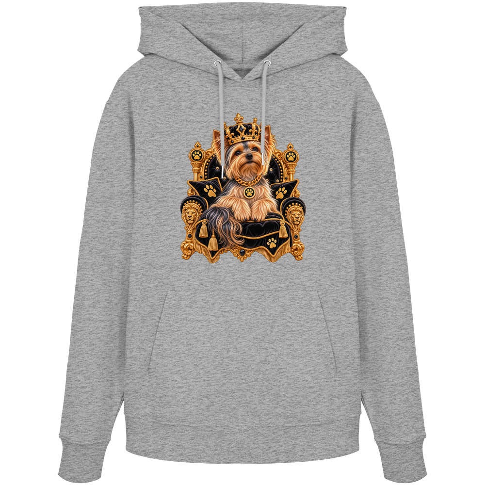 Yorkshire Terrier - King - Organic Hoodie – Bild 3