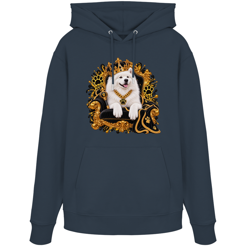Samojede - King - Organic Hoodie – Bild 5