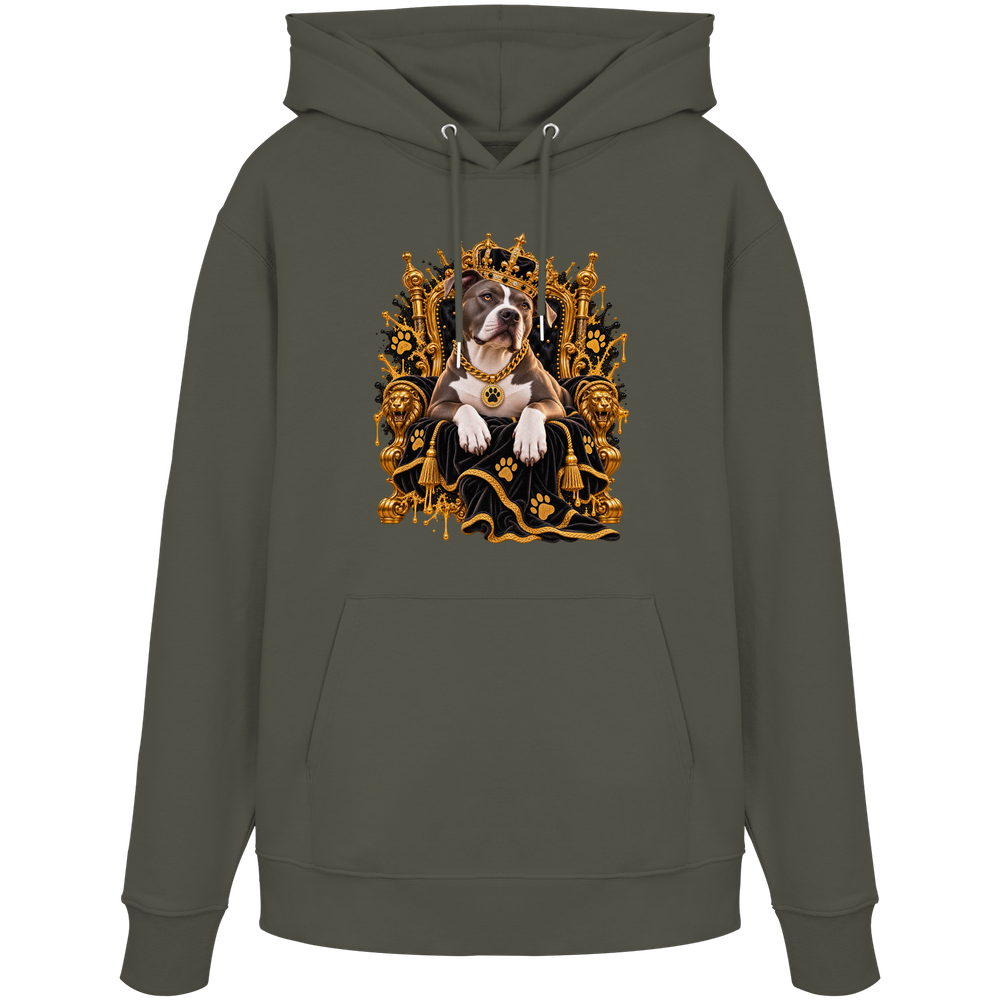 American Staffordshire Terrier - King - Organic Hoodie – Bild 8