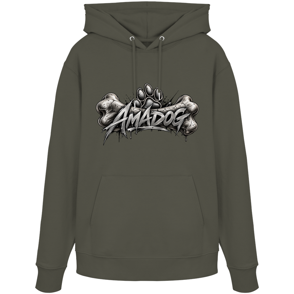 AMADOG Bone - Organic Hoodie – Bild 4