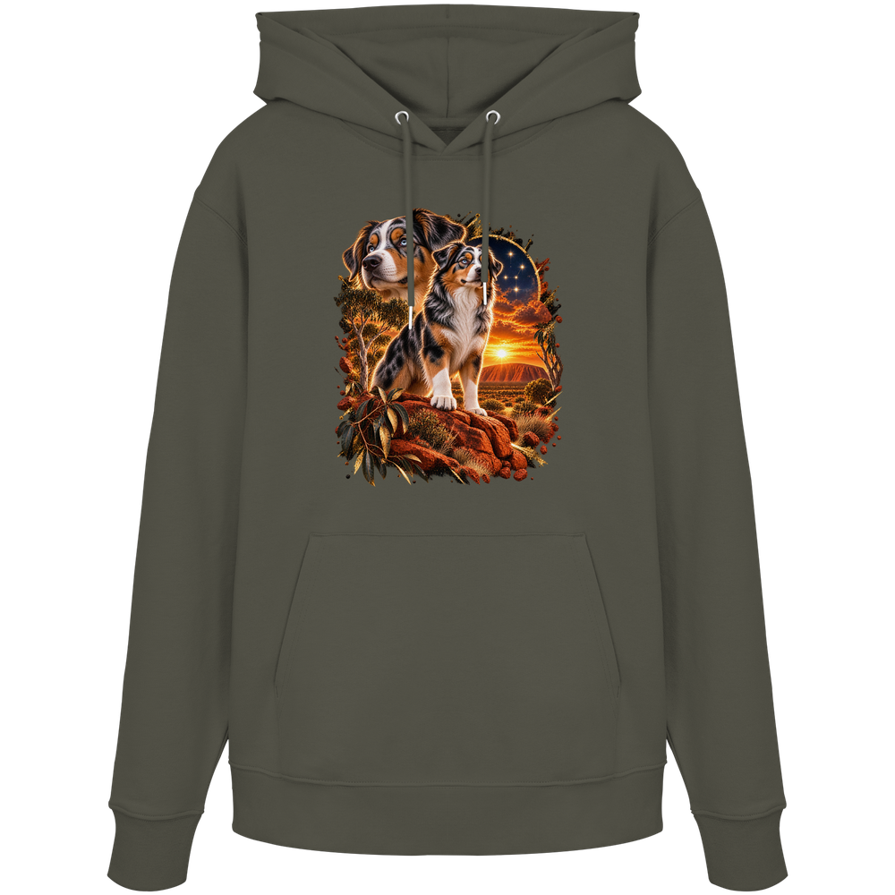 Australian Shepherd - Power - Organic Hoodie – Bild 4