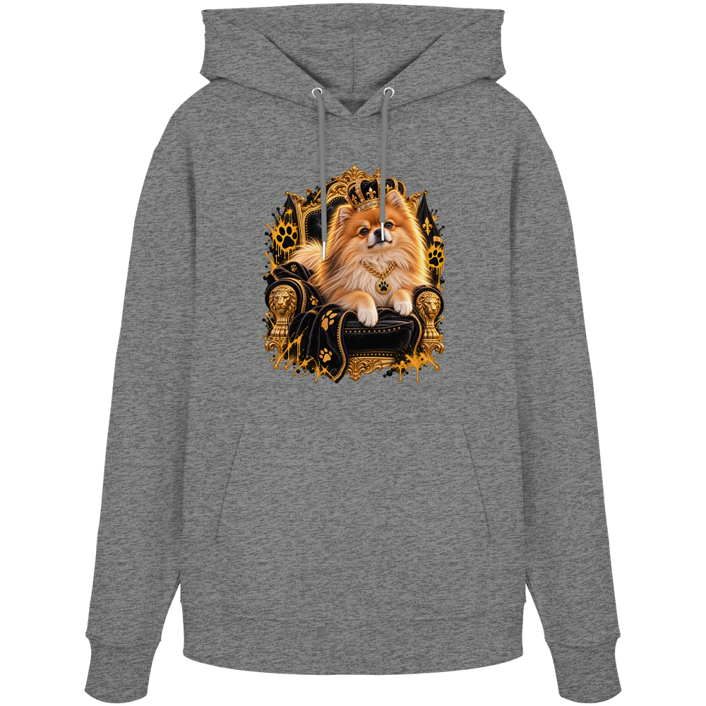 Pomeranian - King - Organic Hoodie – Bild 8