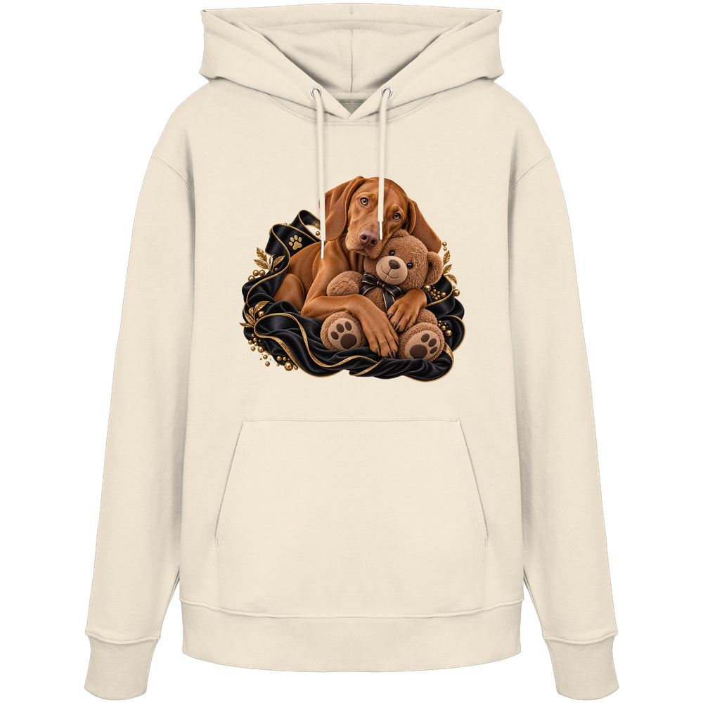 Vizsla - Cuddle - Organic Hoodie – Bild 7