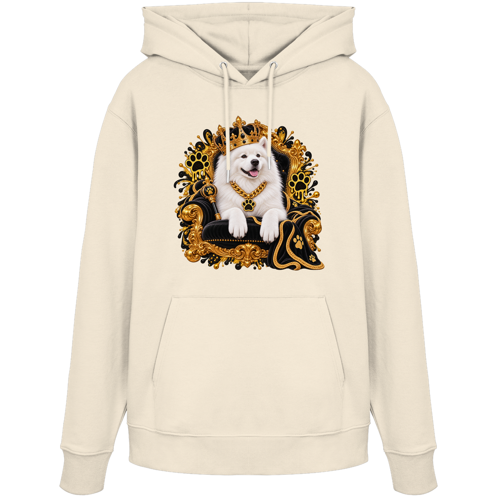 Samojede - King - Organic Hoodie – Bild 7
