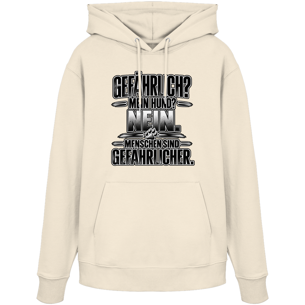 Gefährlich? Nein. - Organic Hoodie – Bild 5