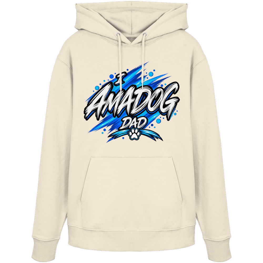 I AMADOG Dad - Organic Hoodie – Bild 4