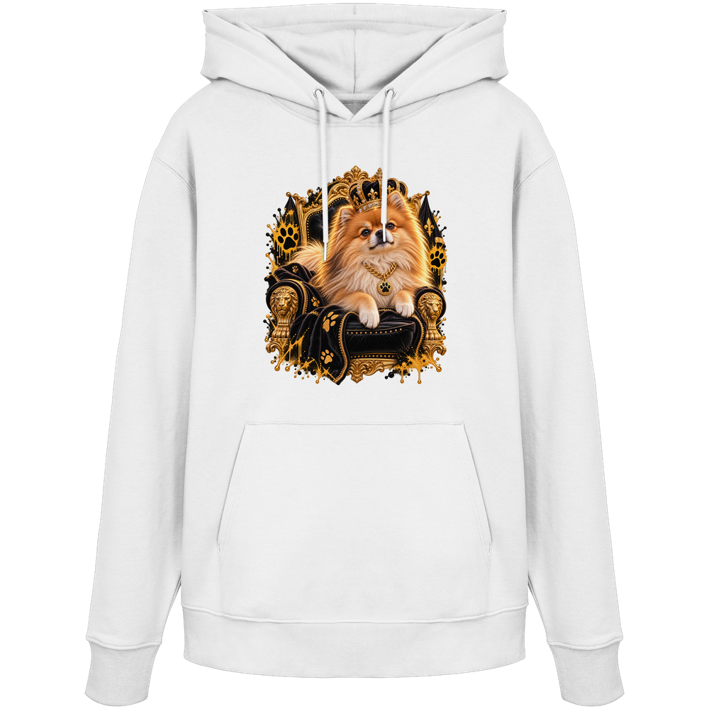 Pomeranian - King - Organic Hoodie