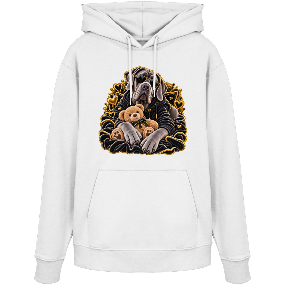 Deutsche Dogge - Cuddle - Organic Hoodie – Bild 3