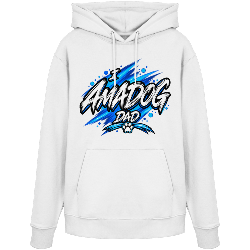 I AMADOG Dad - Organic Hoodie – Bild 2
