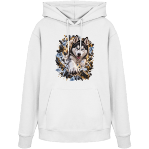 Husky - Breaking Through - Organic Hoodie