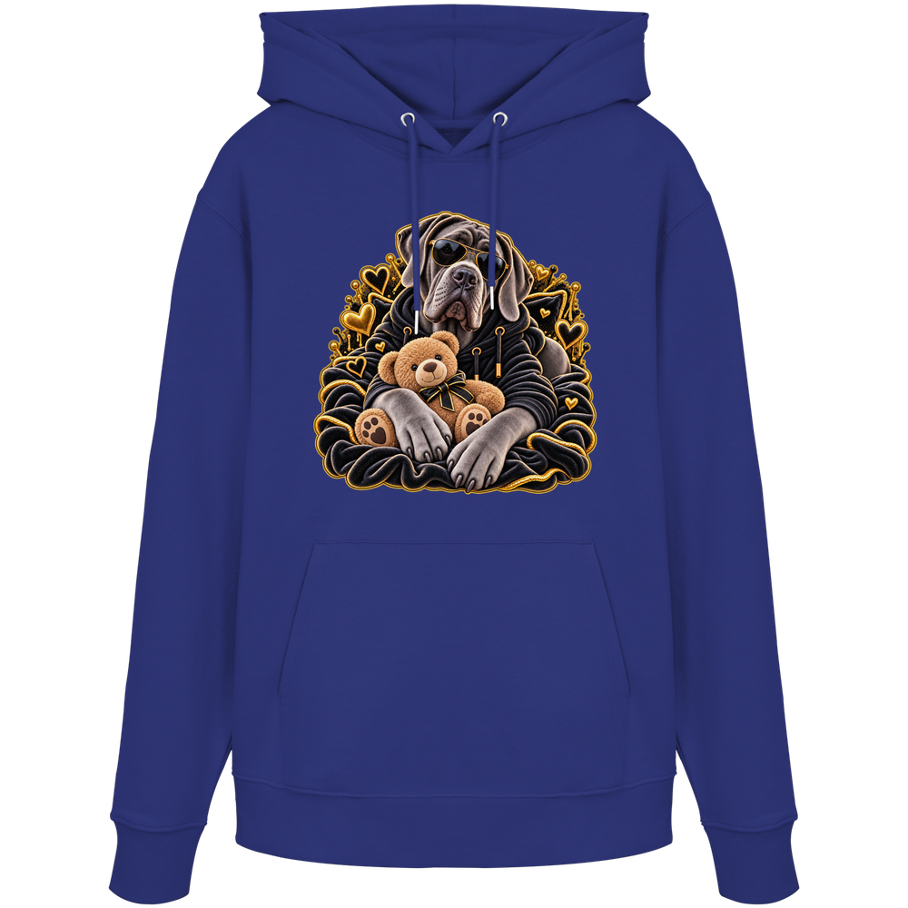 Deutsche Dogge - Cuddle - Organic Hoodie – Bild 10