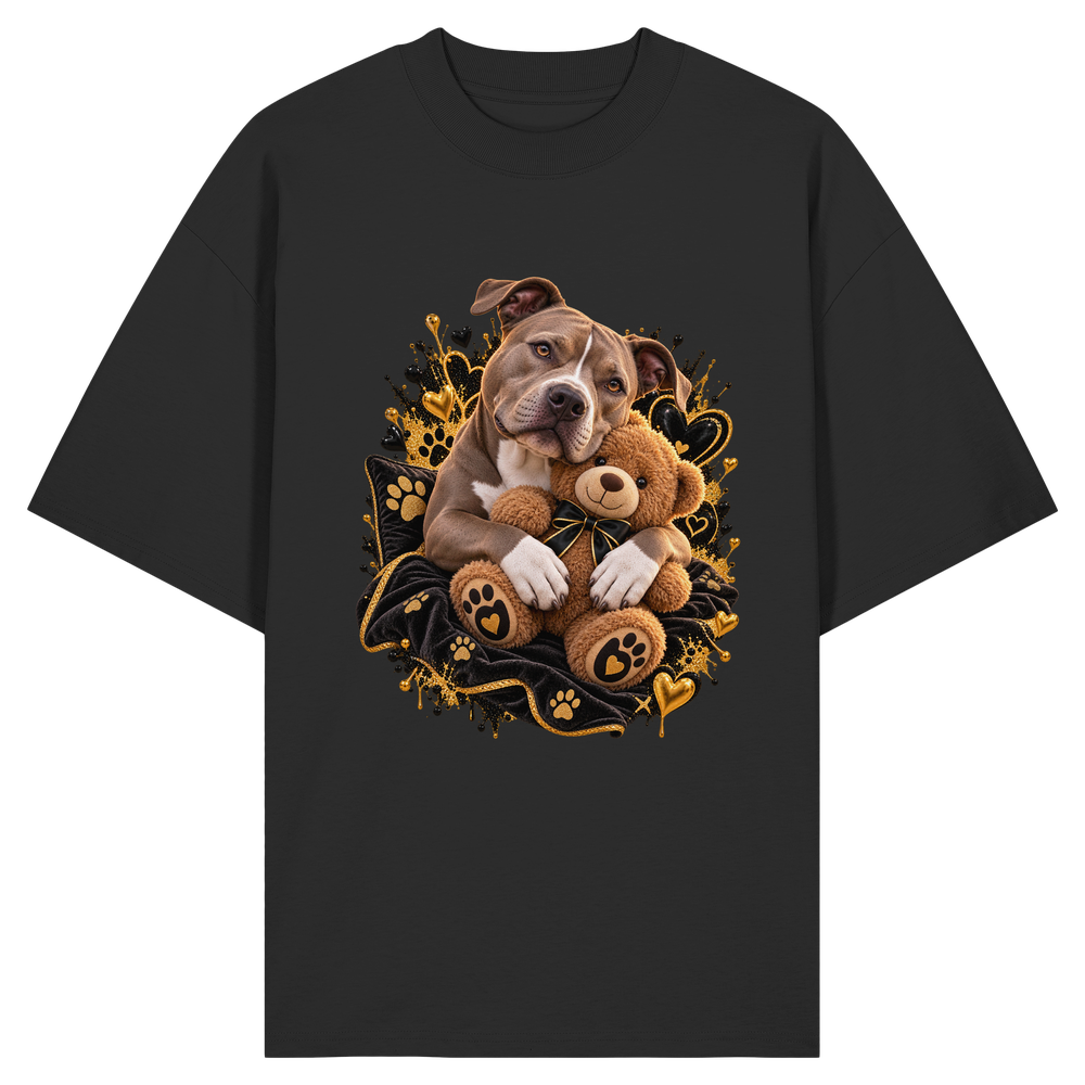 American Pitbull Terrier - Cuddle - Organic Oversize Shirt