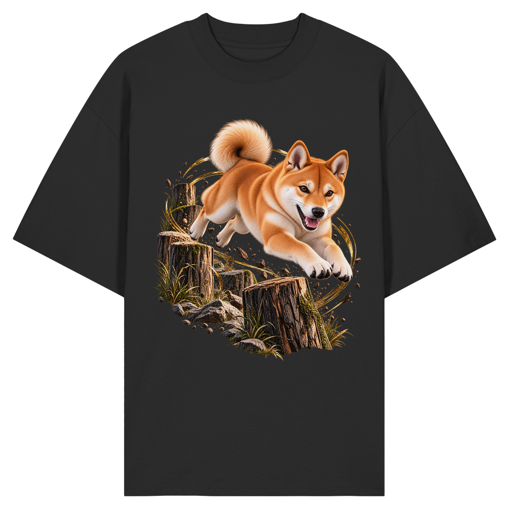 Shiba Inu - Power - Organic Oversize Shirt