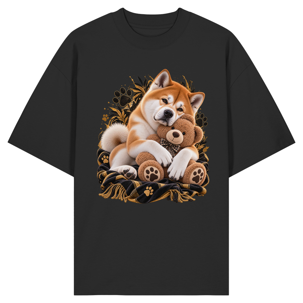 Akita - Cuddle - Organic Oversize Shirt