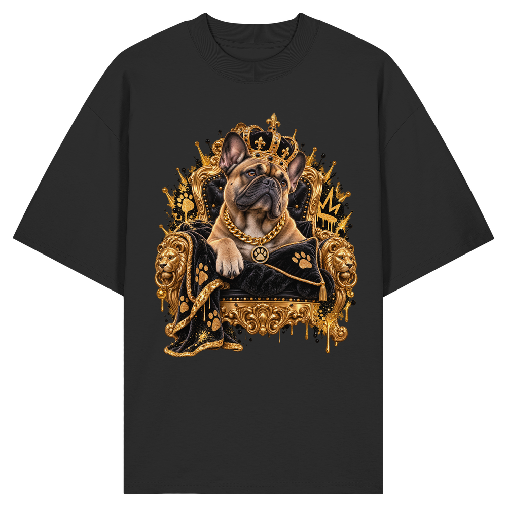 Französische Bulldogge - King - Organic Oversize Shirt